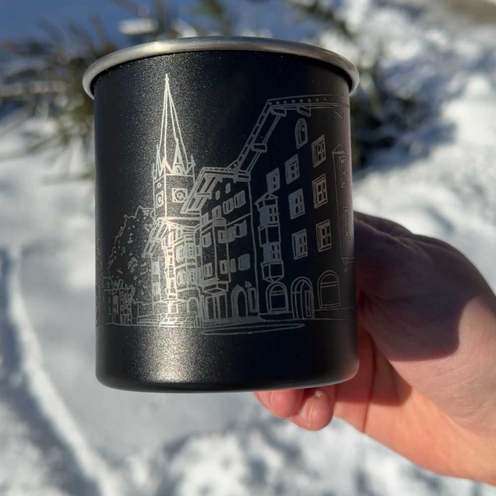 Mizu Tasse mit Gravur - "KitzSki"