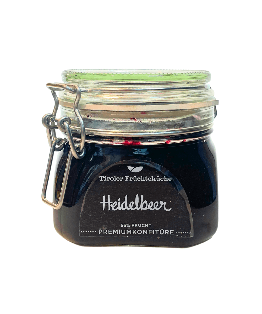 Heidelbeerkonfitüre im Rexglas - 550g