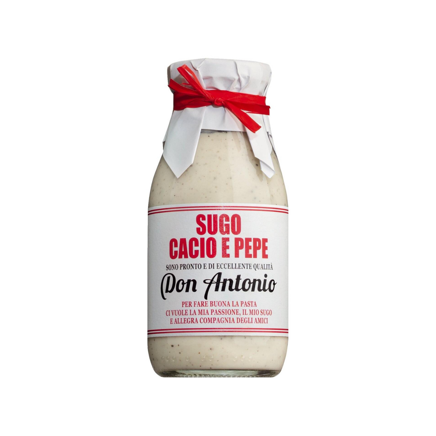 Sauce mit Pecorino romano und Pfeffer - 240ml
