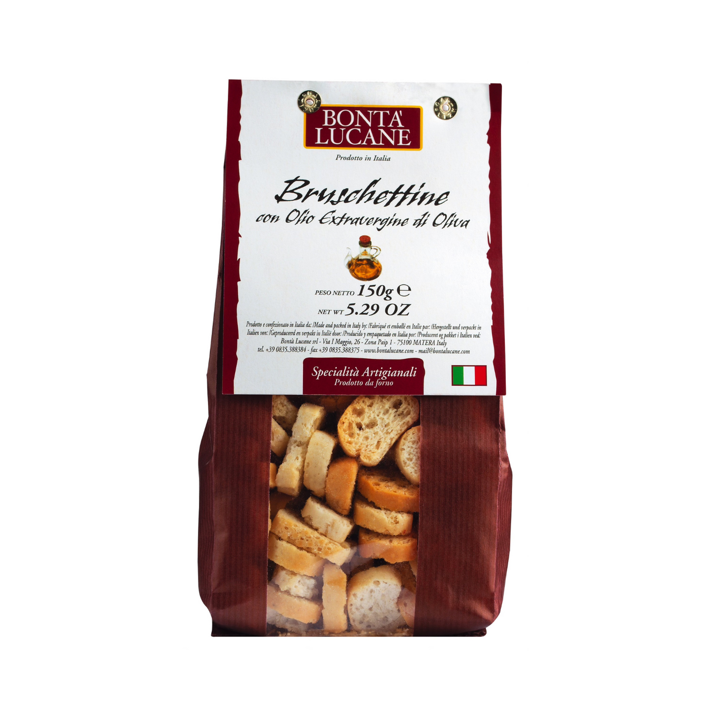 Bruschettine all'olio extra vergine di oliva - 150g