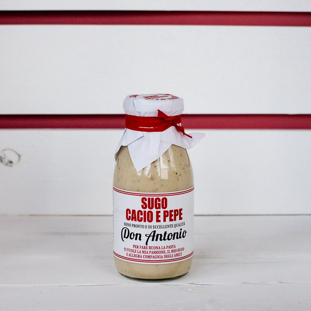 Sauce mit Pecorino romano und Pfeffer - 240ml