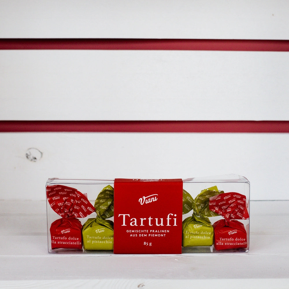 Tartufi dolci al pistacchio e alla stracciatella - 85g