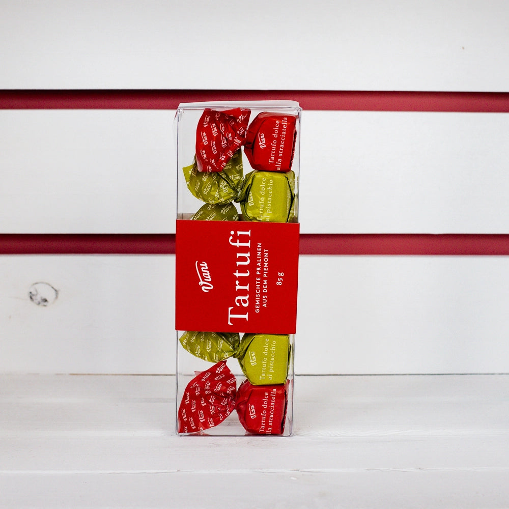 Tartufi dolci al pistacchio e alla stracciatella - 85g