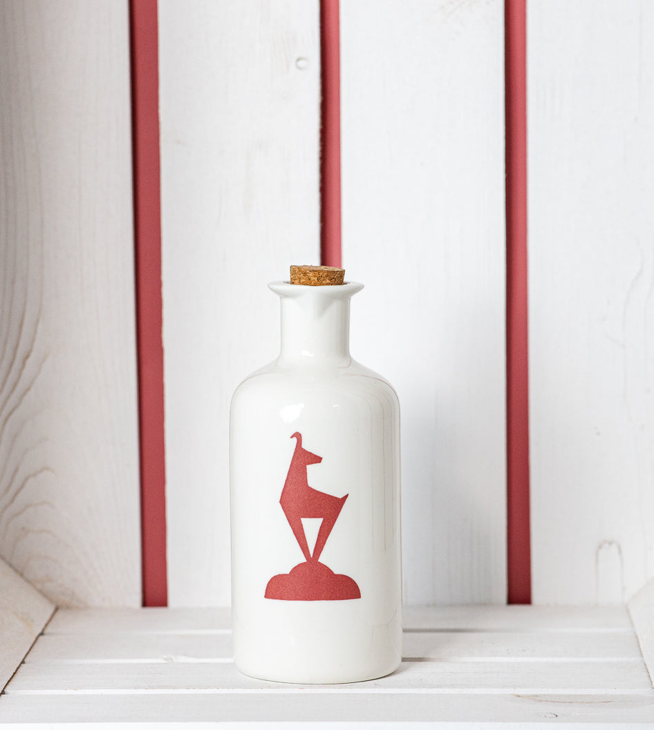 Ölflasche aus Keramik - "Kitzbüheler Gams"